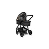 Carucior 2 in 1, Lionelo, Amber, Editie limitata Lovin\', Cadru aluminiu, Cu landou intarit si salteluta moale, Reversibil, Maner ajustabil, Huse pentru picioare, ploaie, Plasa de tantari, Geanta parinti, Pana la 22 kg, EN1888-1, EN1888-2, EN1466, Negru