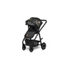 Carucior 2 in 1, Lionelo, Amber, Editie limitata Lovin\', Cadru aluminiu, Cu landou intarit si salteluta moale, Reversibil, Maner ajustabil, Huse pentru picioare, ploaie, Plasa de tantari, Geanta parinti, Pana la 22 kg, EN1888-1, EN1888-2, EN1466, Negru
