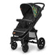 Carucior sport, Lionelo, Annet Tour Dreamin, Editie Limitata, De la nastere, Capotina impermeabila, Cu filtru UPF 50+, Cu maner reglabil, Plasa de tantari, Suport biberon, Saculet pentru picioare, Pana la 22 kg, Cu certificare TUV, Negru