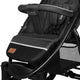 Carucior sport, Lionelo, Annet Tour Dreamin, Editie Limitata, De la nastere, Capotina impermeabila, Cu filtru UPF 50+, Cu maner reglabil, Plasa de tantari, Suport biberon, Saculet pentru picioare, Pana la 22 kg, Cu certificare TUV, Negru