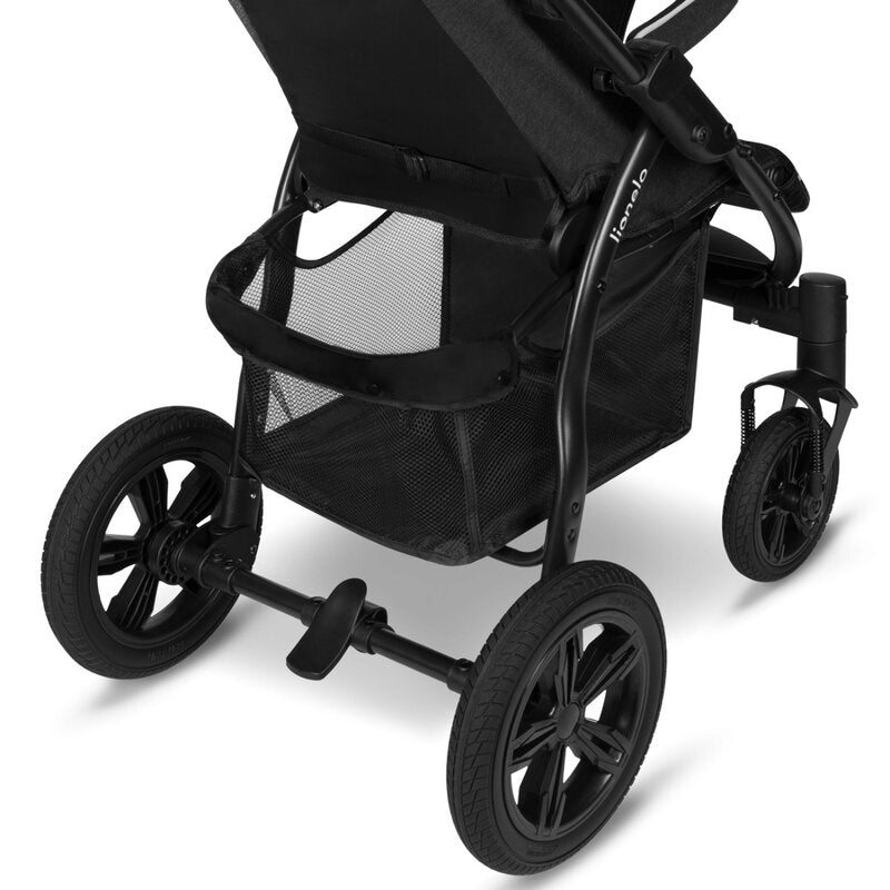Carucior sport, Lionelo, Annet Tour Dreamin, Editie Limitata, De la nastere, Capotina impermeabila, Cu filtru UPF 50+, Cu maner reglabil, Plasa de tantari, Suport biberon, Saculet pentru picioare, Pana la 22 kg, Cu certificare TUV, Negru
