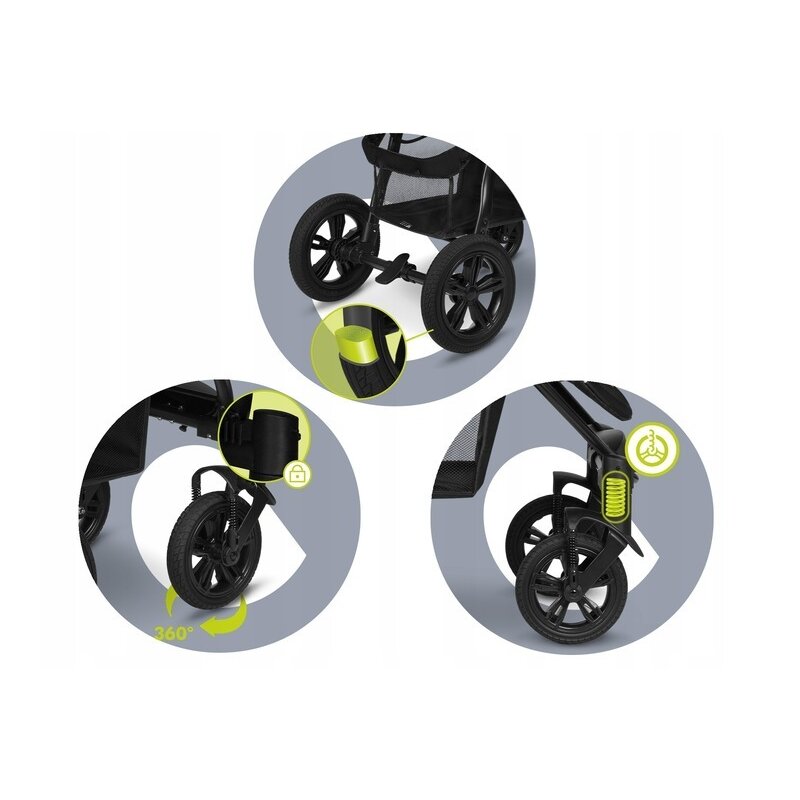 Carucior sport, Lionelo, Annet Tour Dreamin, Editie Limitata, De la nastere, Capotina impermeabila, Cu filtru UPF 50+, Cu maner reglabil, Plasa de tantari, Suport biberon, Saculet pentru picioare, Pana la 22 kg, Cu certificare TUV, Negru