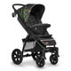 Carucior sport, Lionelo, Annet Tour Dreamin, Editie Limitata, De la nastere, Capotina impermeabila, Cu filtru UPF 50+, Cu maner reglabil, Plasa de tantari, Suport biberon, Saculet pentru picioare, Pana la 22 kg, Cu certificare TUV, Negru