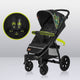Carucior sport, Lionelo, Annet Tour Dreamin, Editie Limitata, De la nastere, Capotina impermeabila, Cu filtru UPF 50+, Cu maner reglabil, Plasa de tantari, Suport biberon, Saculet pentru picioare, Pana la 22 kg, Cu certificare TUV, Negru