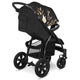 Carucior sport, Lionelo, Annet Tour Lovin, Editie Limitata, De la nastere, Cu capotina impermeabila, Cu filtru UPF 50+, Cu maner reglabil, Plasa de tantari, Suport biberon, Saculet pentru picioare, Pana la 22 kg, Cu certificare TUV, Negru