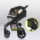 Carucior sport, Lionelo, Annet Tour Lovin, Editie Limitata, De la nastere, Cu capotina impermeabila, Cu filtru UPF 50+, Cu maner reglabil, Plasa de tantari, Suport biberon, Saculet pentru picioare, Pana la 22 kg, Cu certificare TUV, Negru