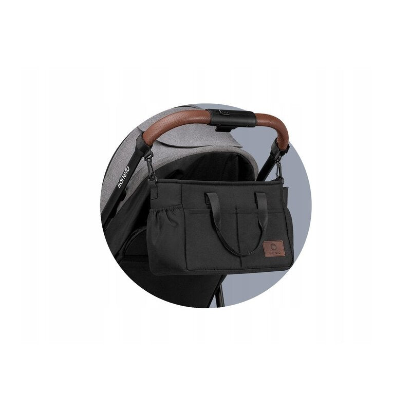 Carucior sport, Lionelo, Alexia, 6 luni+, Cu geanta pentru parinti, Amortizoare, Suport pentru biberon/pahar, Plasa de tantari, Saculet de picioare, Cu UPF50+, Cadru din aluminiu, 0- 15 kg, Conform cu standardul european de securitate EN1888-1, Gri