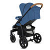 Carucior sport, Lionelo, Annet Plus, De la nastere, Cu accesorii si capotina XXL reglabila, 0 - 22 Kg, Conform cu standardele europene de securitate EN1888-1 si EN1888-2, Albastru Denim