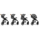 Carucior sport, Lionelo, Annet Plus, De la nastere, Cu accesorii si capotina XXL reglabila, 0 - 22 Kg, Conform cu standardele europene de securitate EN1888-1 si EN1888-2, Gri Caramel