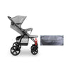 Carucior sport, Lionelo, Annet Plus, De la nastere, Cu accesorii si capotina XXL reglabila, 0 - 22 Kg, Conform cu standardele europene de securitate EN1888-1 si EN1888-2, Gri Caramel