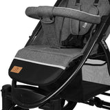 Carucior sport, Lionelo, Annet Tour, De la nastere, Cu capotina impermeabila, Cu filtru UPF 50+, Cu maner reglabil, Plasa de tantari, Suport biberon, Saculet pentru picioare, Pana la 22 kg, Cu certificare TUV, Gri