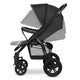 Carucior sport, Lionelo, Annet Tour, De la nastere, Cu capotina impermeabila, Cu filtru UPF 50+, Cu maner reglabil, Plasa de tantari, Suport biberon, Saculet pentru picioare, Pana la 22 kg, Cu certificare TUV, Negru
