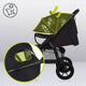 Carucior sport, Lionelo, Annet Tour Golden Moments, Editie Limitata, 0 luni+, Capotina impermeabila UPF 50+, Maner reglabil, Plasa de tantari, Suport biberon, Saculet pentru picioare, Pana la 22 kg, Certificare TUV, Negru