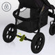 Carucior sport, Lionelo, Annet Tour Golden Moments, Editie Limitata, 0 luni+, Capotina impermeabila UPF 50+, Maner reglabil, Plasa de tantari, Suport biberon, Saculet pentru picioare, Pana la 22 kg, Certificare TUV, Negru