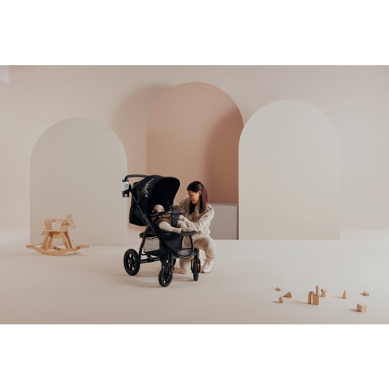 Carucior sport, Lionelo, Annet Tour Golden Moments, Editie Limitata, 0 luni+, Capotina impermeabila UPF 50+, Maner reglabil, Plasa de tantari, Suport biberon, Saculet pentru picioare, Pana la 22 kg, Certificare TUV, Negru - gogobaby.ro