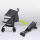 Carucior sport, Lionelo, Elia, Cu plasa de tantari, Suport de picioare reglabil, Spatar ajustabil in 4 pozitii, Capotina XXL, Pliere tip umbrela, Capacitate 15 kg, 6 luni+, EN 1888, Model papadie, Gri