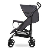Carucior sport, Lionelo, Elia, Cu plasa de tantari, Suport de picioare reglabil, Spatar ajustabil in 4 pozitii, Capotina XXL, Pliere tip umbrela, Capacitate 15 kg, 6 luni+, EN 1888, Model papadie, Gri