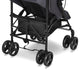 Carucior sport, Lionelo, Elia, Cu plasa de tantari, Suport de picioare reglabil, Spatar ajustabil in 4 pozitii, Capotina XXL, Pliere tip umbrela, Capacitate 15 kg, 6 luni+, EN 1888, Model papadie, Gri