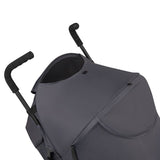 Carucior sport, Lionelo, Elia, Cu plasa de tantari, Suport de picioare reglabil, Spatar ajustabil in 4 pozitii, Capotina XXL, Pliere tip umbrela, Capacitate 15 kg, 6 luni+, EN 1888, Model papadie, Gri