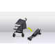 Carucior sport, Lionelo, Elia, Cu plasa de tantari, Suport de picioare reglabil, Spatar ajustabil in 4 pozitii, Capotina XXL, Pliere tip umbrela, Capacitate 15 kg, 6 luni+, EN 1888, Model papadie, Gri