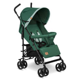 Carucior sport, Lionelo, Elia, Cu plasa de tantari, Suport de picioare reglabil, Spatar ajustabil in 4 pozitii, Capotina XXL, Pliere tip umbrela, Capacitate 15 kg, 6 luni+, EN 1888, Verde