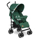 Carucior sport, Lionelo, Elia, Cu plasa de tantari, Suport de picioare reglabil, Spatar ajustabil in 4 pozitii, Capotina XXL, Pliere tip umbrela, Capacitate 15 kg, 6 luni+, EN 1888, Verde