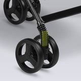 Carucior sport, Lionelo, Elia, Cu plasa de tantari, Suport de picioare reglabil, Spatar ajustabil in 4 pozitii, Capotina XXL, Pliere tip umbrela, Capacitate 15 kg, 6 luni+, EN 1888, Verde