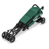 Carucior sport, Lionelo, Elia, Cu plasa de tantari, Suport de picioare reglabil, Spatar ajustabil in 4 pozitii, Capotina XXL, Pliere tip umbrela, Capacitate 15 kg, 6 luni+, EN 1888, Verde