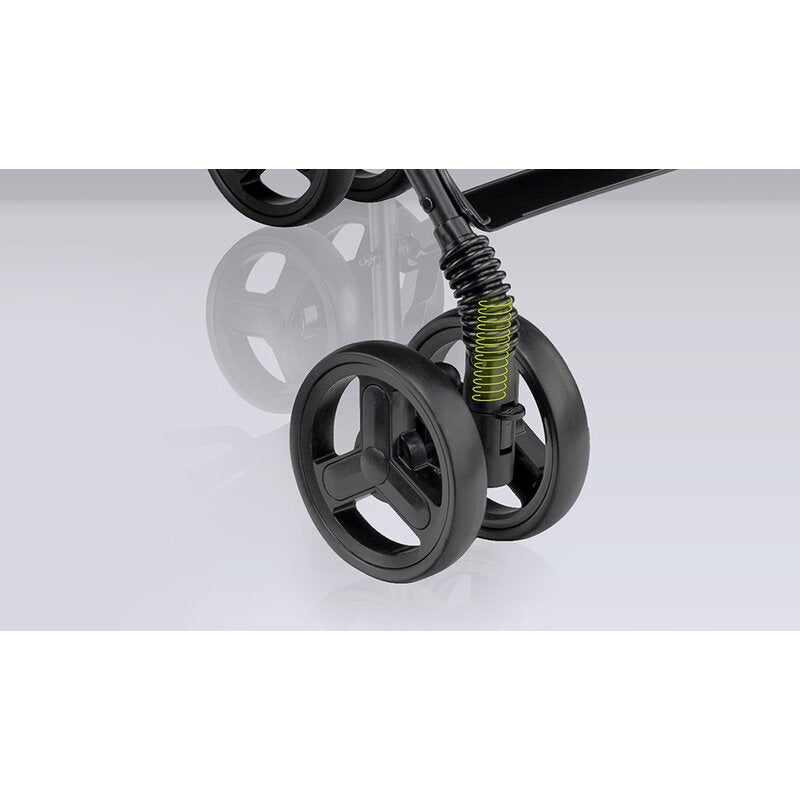 Carucior sport, Lionelo, Elia, Cu plasa de tantari, Suport de picioare reglabil, Spatar ajustabil in 4 pozitii, Capotina XXL, Pliere tip umbrela, Capacitate 15 kg, 6 luni+, EN 1888, Verde