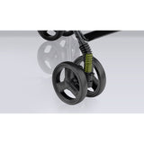 Carucior sport, Lionelo, Elia, Cu plasa de tantari, Suport de picioare reglabil, Spatar ajustabil in 4 pozitii, Capotina XXL, Pliere tip umbrela, Capacitate 15 kg, 6 luni+, EN 1888, Verde