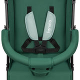 Carucior sport, Lionelo, Elia, Cu plasa de tantari, Suport de picioare reglabil, Spatar ajustabil in 4 pozitii, Capotina XXL, Pliere tip umbrela, Capacitate 15 kg, 6 luni+, EN 1888, Verde