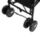Carucior sport, Lionelo, Elia Oslo, Cu plasa de tantari, Suport de picioare reglabil, Spatar ajustabil in 4 pozitii, Capotina XXL, Pliere tip umbrela, Capacitate 15 kg, 6 luni+, EN 1888, Negru/Alb