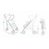 Carucior sport, Lionelo, Elia Oslo, Cu plasa de tantari, Conform cu standardul european de securitate EN1888-1, Negru