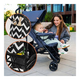 Carucior sport, Lionelo, Elia Oslo, Cu plasa de tantari, Suport de picioare reglabil, Spatar ajustabil in 4 pozitii, Capotina XXL, Pliere tip umbrela, Capacitate 15 kg, 6 luni+, EN 1888, Negru/Alb