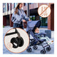 Carucior sport, Lionelo, Elia Oslo, Cu plasa de tantari, Suport de picioare reglabil, Spatar ajustabil in 4 pozitii, Capotina XXL, Pliere tip umbrela, Capacitate 15 kg, 6 luni+, EN 1888, Negru/Alb