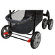 Carucior sport, Lionelo, Emma Plus, Cu tavita, 2 Suporturi pentru pahar, Geanta accesorii, Conform cu standardul european de securitate EN1888-1, Pink Scandi