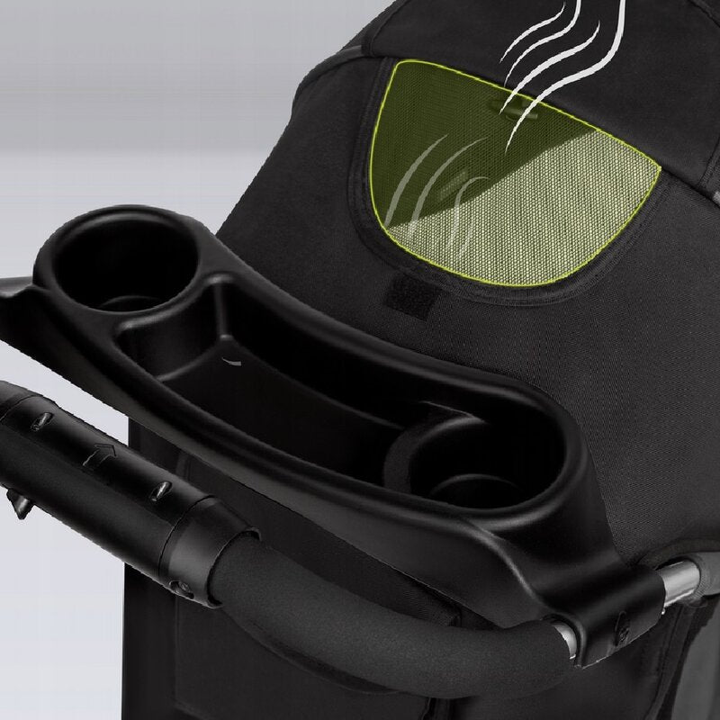 Carucior sport, Lionelo, Emma Plus, Cu tavita, 2 Suporturi pentru pahar, Geanta accesorii, Conform cu standardul european de securitate EN1888-1, Stone - gogobaby.ro