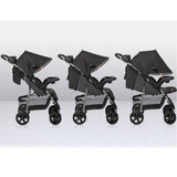 Carucior sport, Lionelo, Emma Plus, Cu tavita, 2 Suporturi pentru pahar, Geanta accesorii, Conform cu standardul european de securitate EN1888-1, Stone