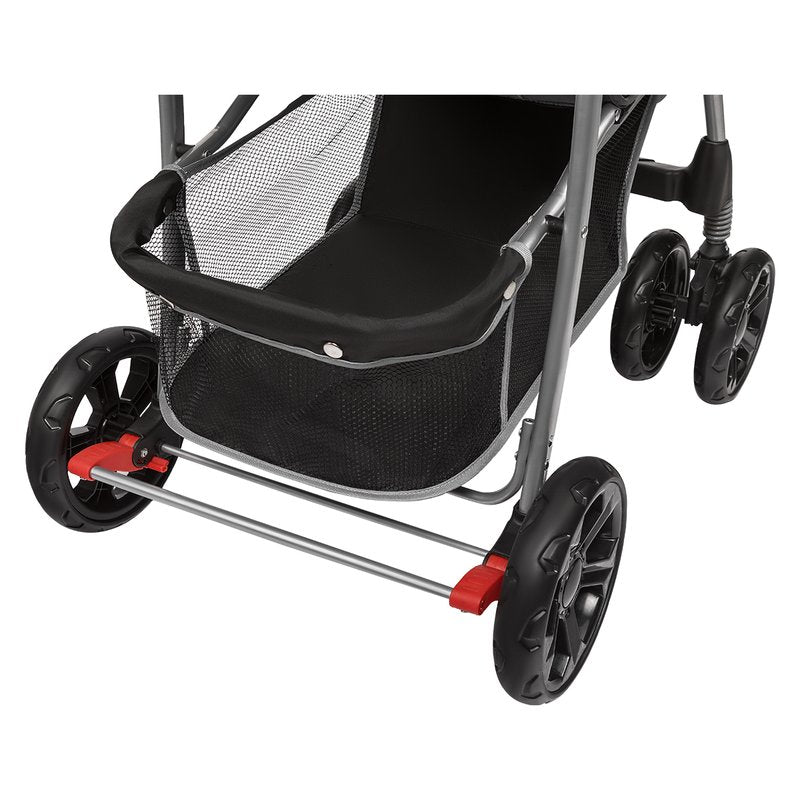 Carucior sport, Lionelo, Emma Plus, Cu tavita, 2 Suporturi pentru pahar, Geanta accesorii, Conform cu standardul european de securitate EN1888-1, Stone - gogobaby.ro