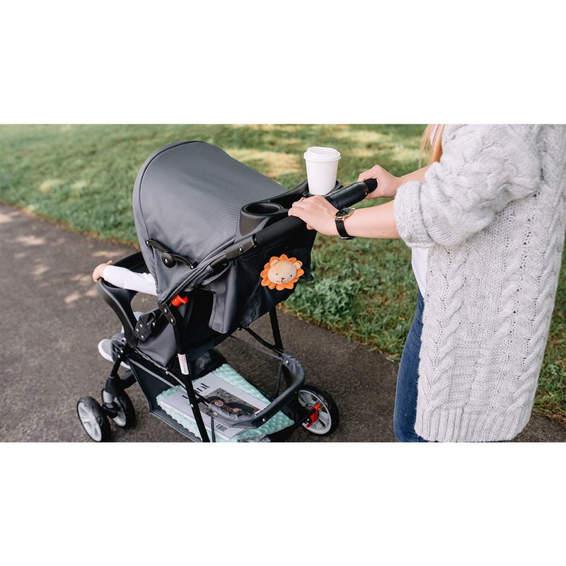 Carucior sport, Lionelo, Emma Plus, Cu tavita, 2 Suporturi pentru pahar, Geanta accesorii, Conform cu standardul european de securitate EN1888-1, Stone - gogobaby.ro