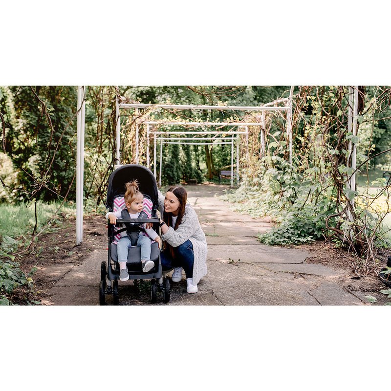 Carucior sport, Lionelo, Emma Plus, Cu tavita, 2 Suporturi pentru pahar, Geanta accesorii, Conform cu standardul european de securitate EN1888-1, Stone