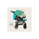 Carucior sport, Lionelo, Emma Plus, Cu tavita, 2 Suporturi pentru pahar, Geanta accesorii, Conform cu standardul european de securitate EN1888-1, Vivid Turquoise