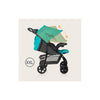 Carucior sport, Lionelo, Emma Plus, Cu tavita, 2 Suporturi pentru pahar, Geanta accesorii, Conform cu standardul european de securitate EN1888-1, Vivid Turquoise