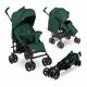 Lionelo - Carucior sport Irma, Cu husa de picioare, Cu plasa de tantari, Conform cu standardul european de securitate EN1888-1, Verde Inchis, Resigilat
