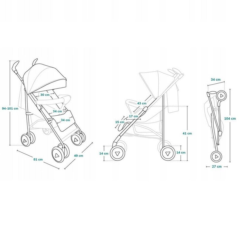 Carucior sport compact, Lionelo, Irma, Spatar ajustabil in 4 pozitii, Suport picioare reglabil, Manere rotative, Pliere tip umbrela, 6- 36 luni, Pana la 15 kg, Conform cu EN1888-1:2018, Roz