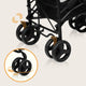 Carucior sport compact, Lionelo, Irma, Spatar reglabil in 4 pozitii, Suport picioare reglabil, Manere rotative, Pliere tip umbrela, 6- 36 luni, Pana la 15 kg, Conform cu EN1888-1:2018, Negru