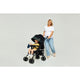 Carucior sport compact, Lionelo, Irma, Spatar reglabil in 4 pozitii, Suport picioare reglabil, Manere rotative, Pliere tip umbrela, 6- 36 luni, Pana la 15 kg, Conform cu EN1888-1:2018, Negru