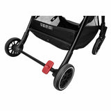 Carucior sport, Lionelo, Julie One, De la nastere, Greutate redusa, Cu accesorii, Cadru din aluminiu, 0-22 kg, Pliere compacta pentru avion, Conform cu standardele europene de securitate EN1888-1 si EN1888-2, Negru