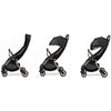 Carucior sport, Lionelo, Julie One, De la nastere, Greutate redusa, Cu accesorii, Cadru din aluminiu, 0-22 kg, Pliere compacta pentru avion, Conform cu standardele europene de securitate EN1888-1 si EN1888-2, Negru/Auriu - gogobaby.ro