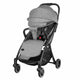 Carucior sport, Lionelo, Julie One, De la nastere, Greutate redusa, Cu accesorii, Cadru din aluminiu, 0-22 kg, Pliere compacta pentru avion, Conform cu standardele europene de securitate EN1888-1 si EN1888-2, Gri